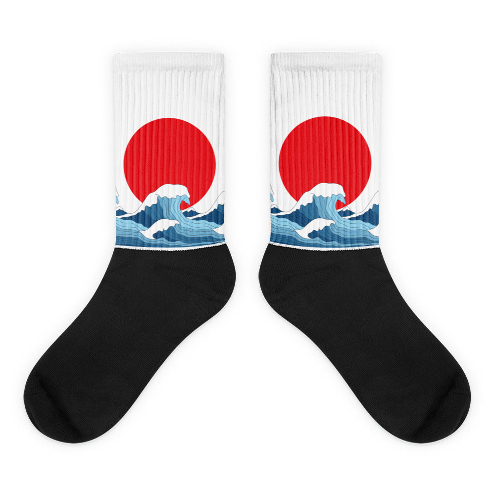 Japanese Wave - Sustainably Made Socks