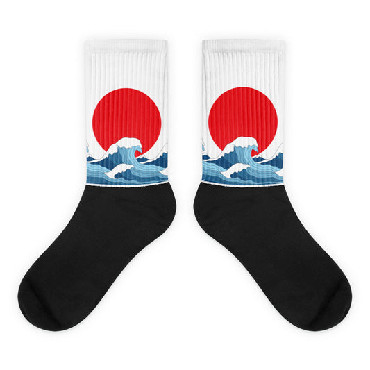 Japanese Wave - Sustainably Made Socks
