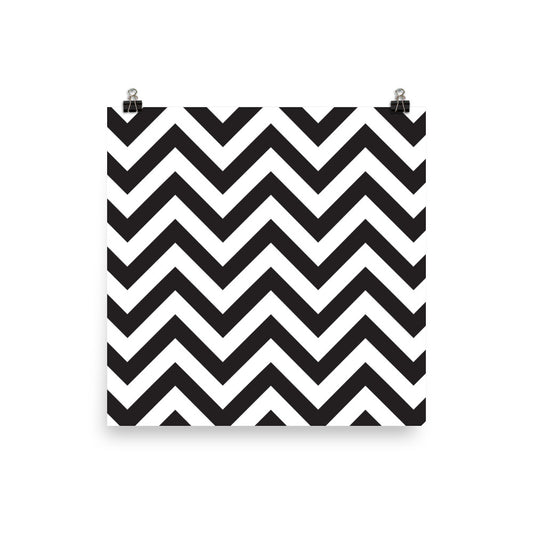 Zig Zag - Sustainably Made Wall Poster
