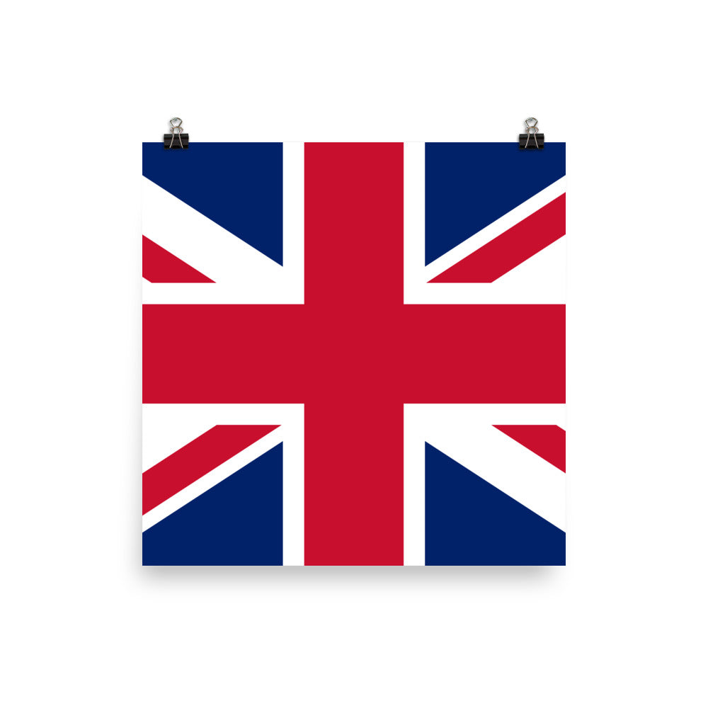U.K Flag - Sustainably Made Wall Poster