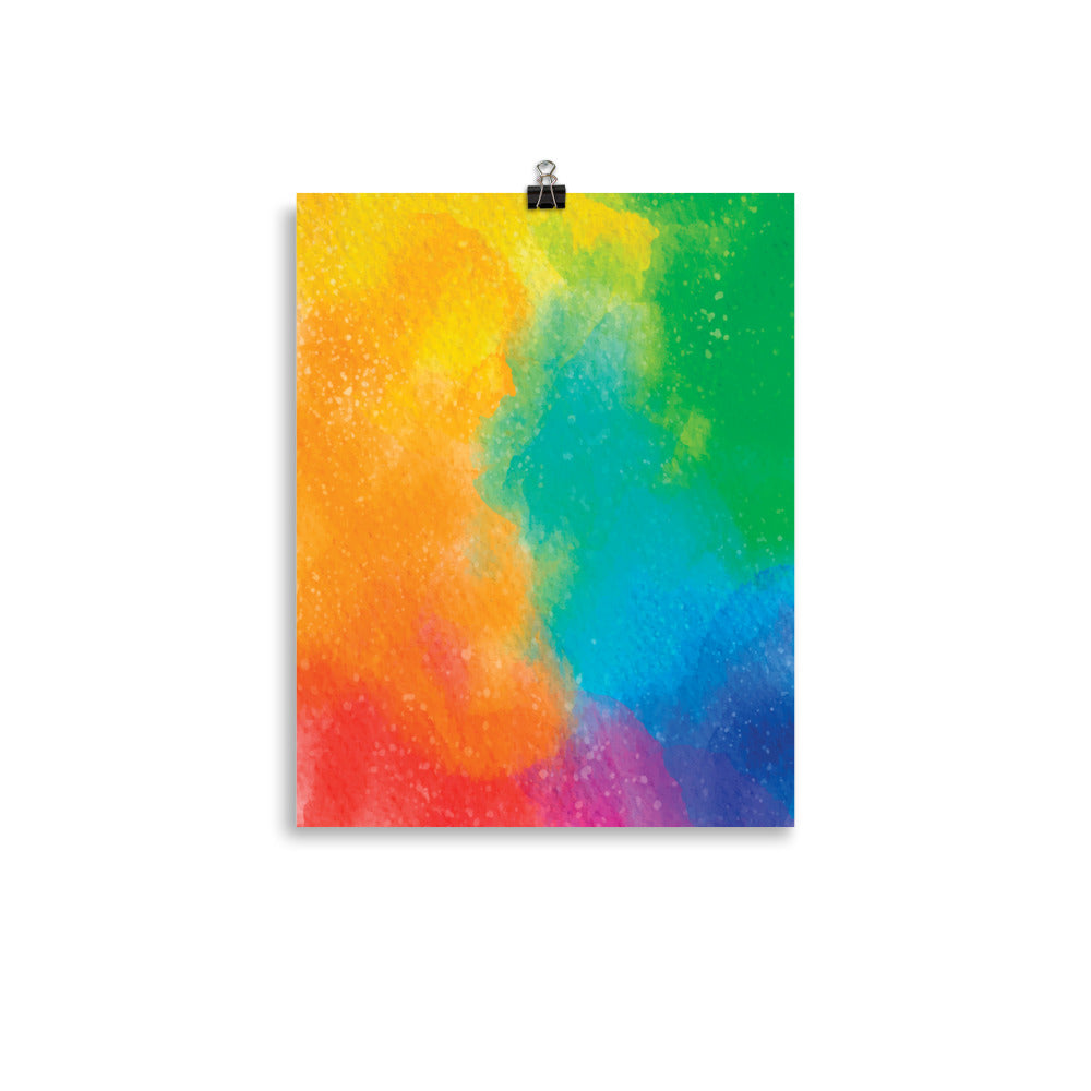 Watercolor - Sustainably Made Wall Poster