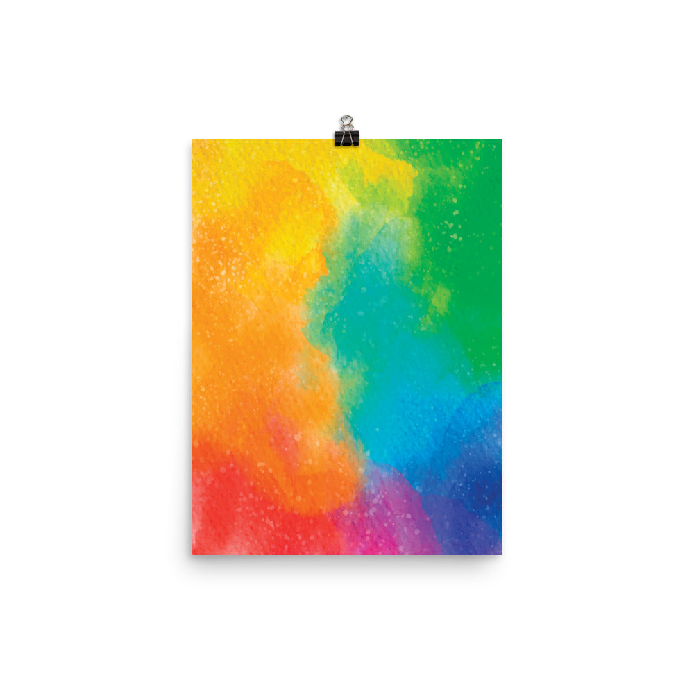 Watercolor - Sustainably Made Wall Poster
