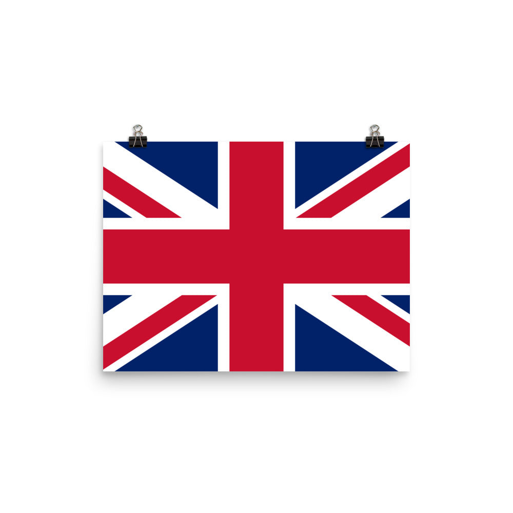 U.K Flag - Sustainably Made Wall Poster