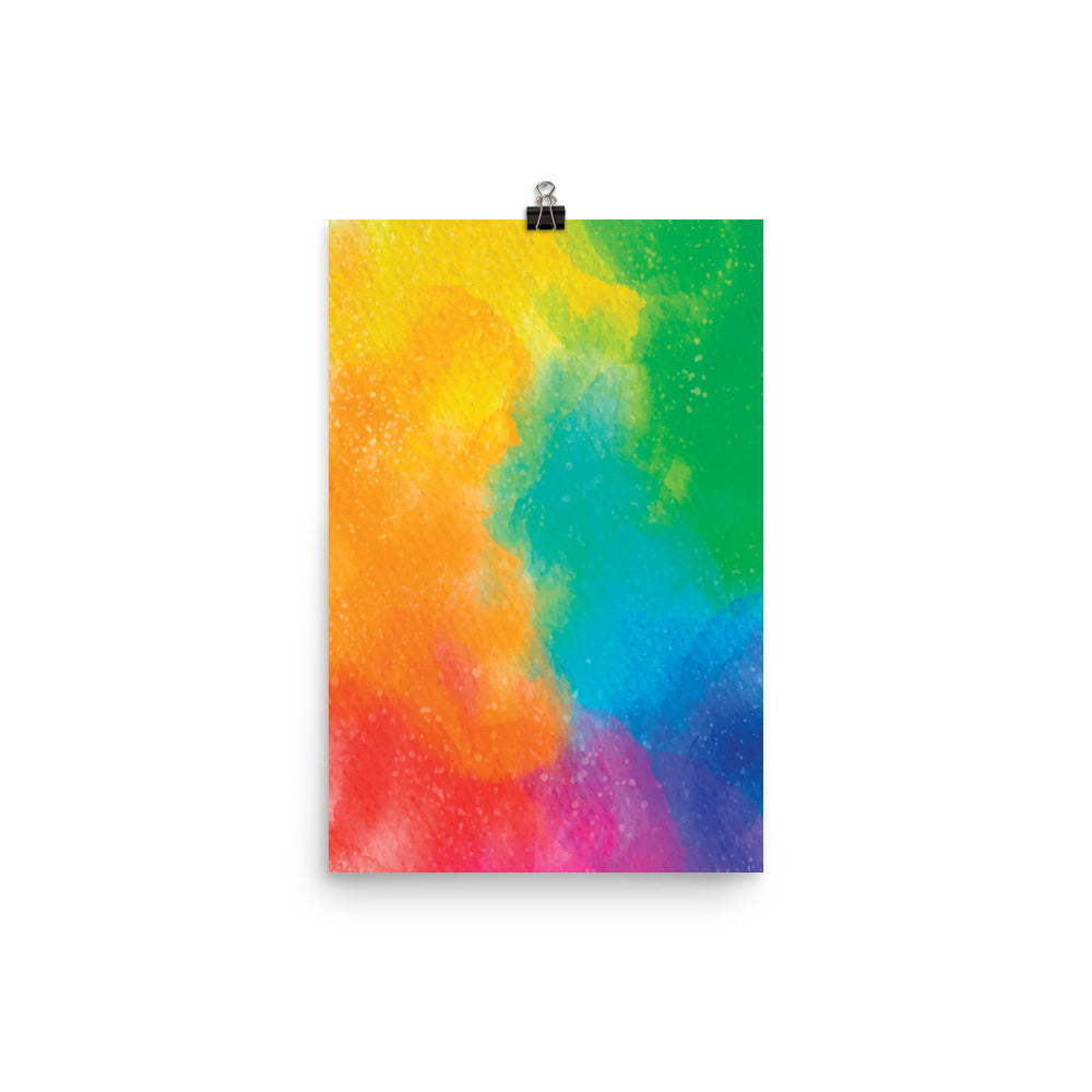 Watercolor - Sustainably Made Wall Poster