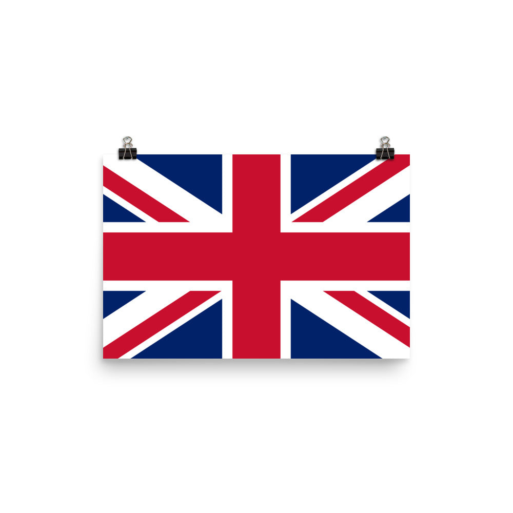 U.K Flag - Sustainably Made Wall Poster