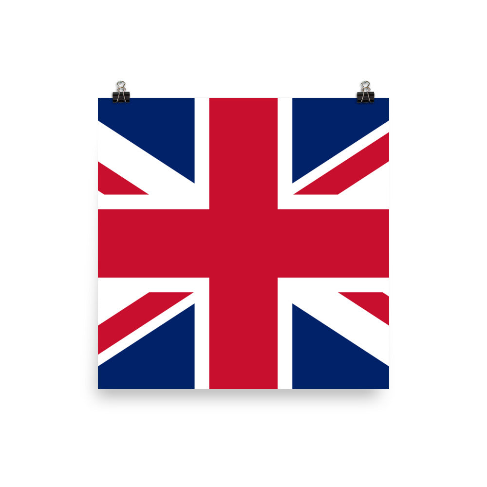 U.K Flag - Sustainably Made Wall Poster