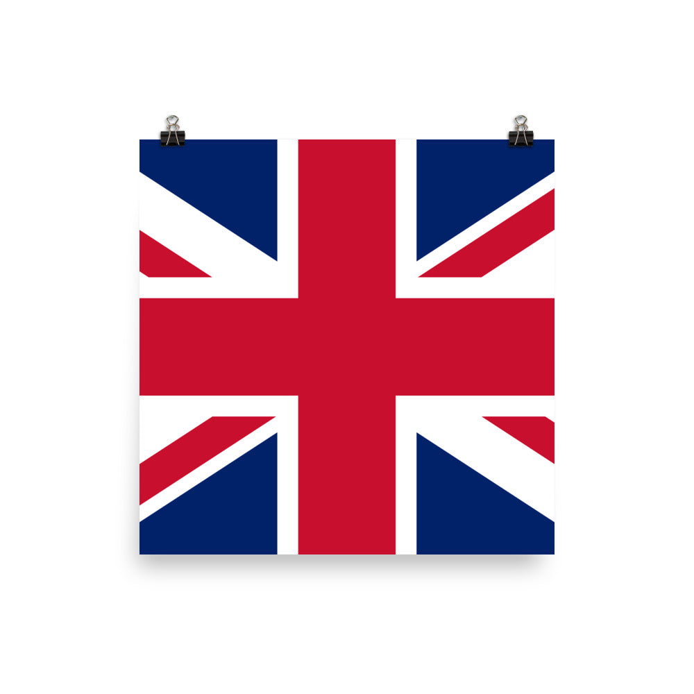U.K Flag - Sustainably Made Wall Poster