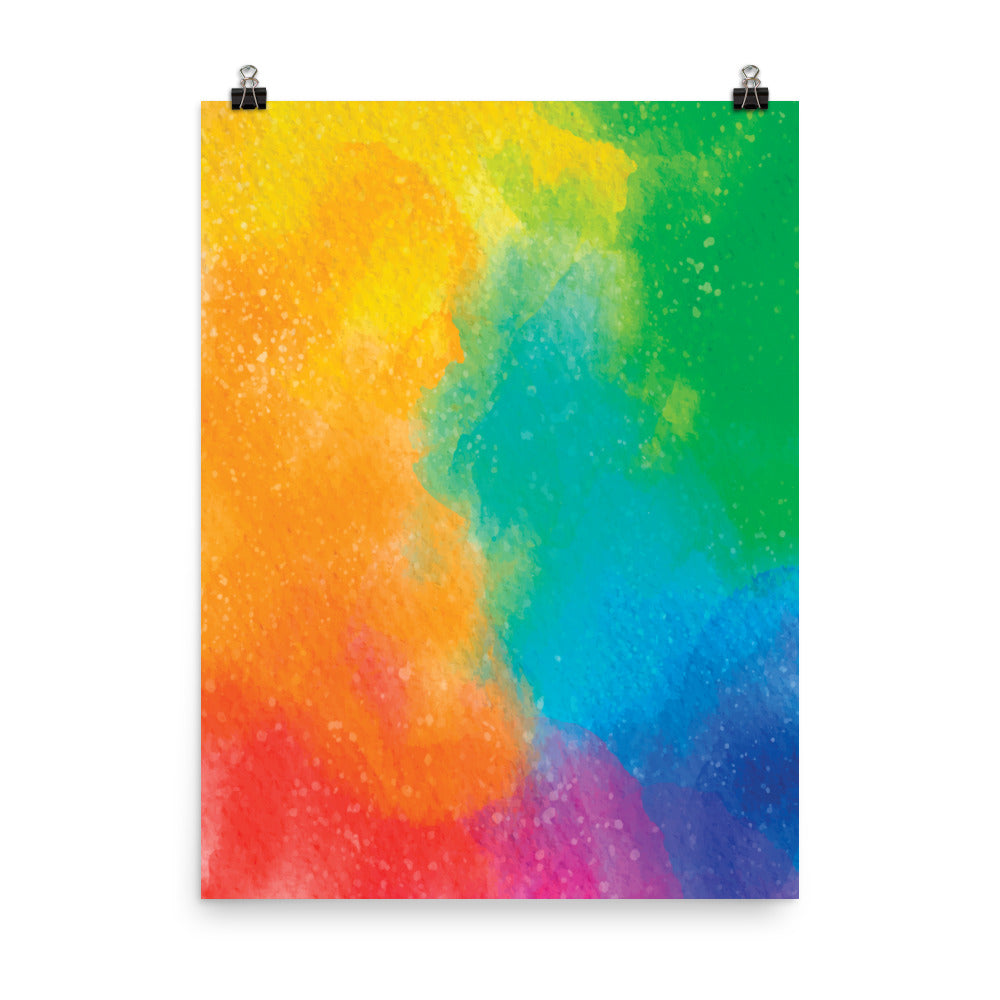 Watercolor - Sustainably Made Wall Poster