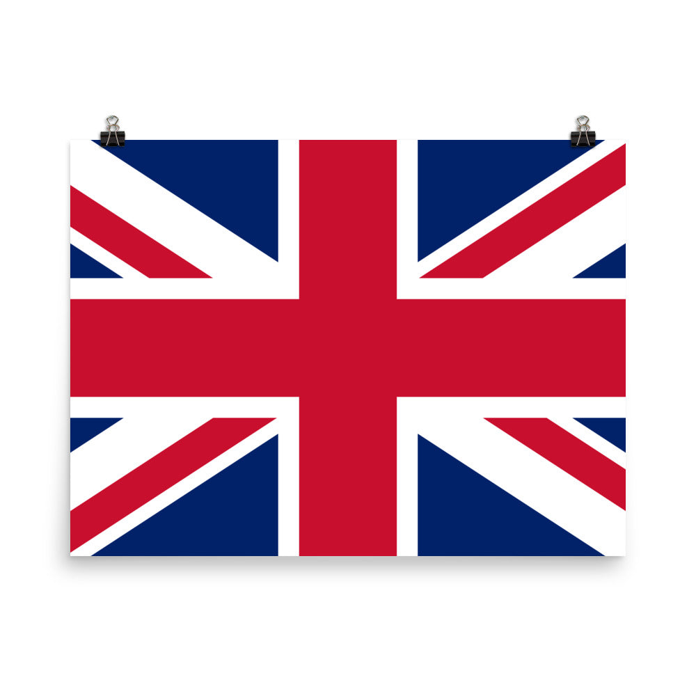 U.K Flag - Sustainably Made Wall Poster