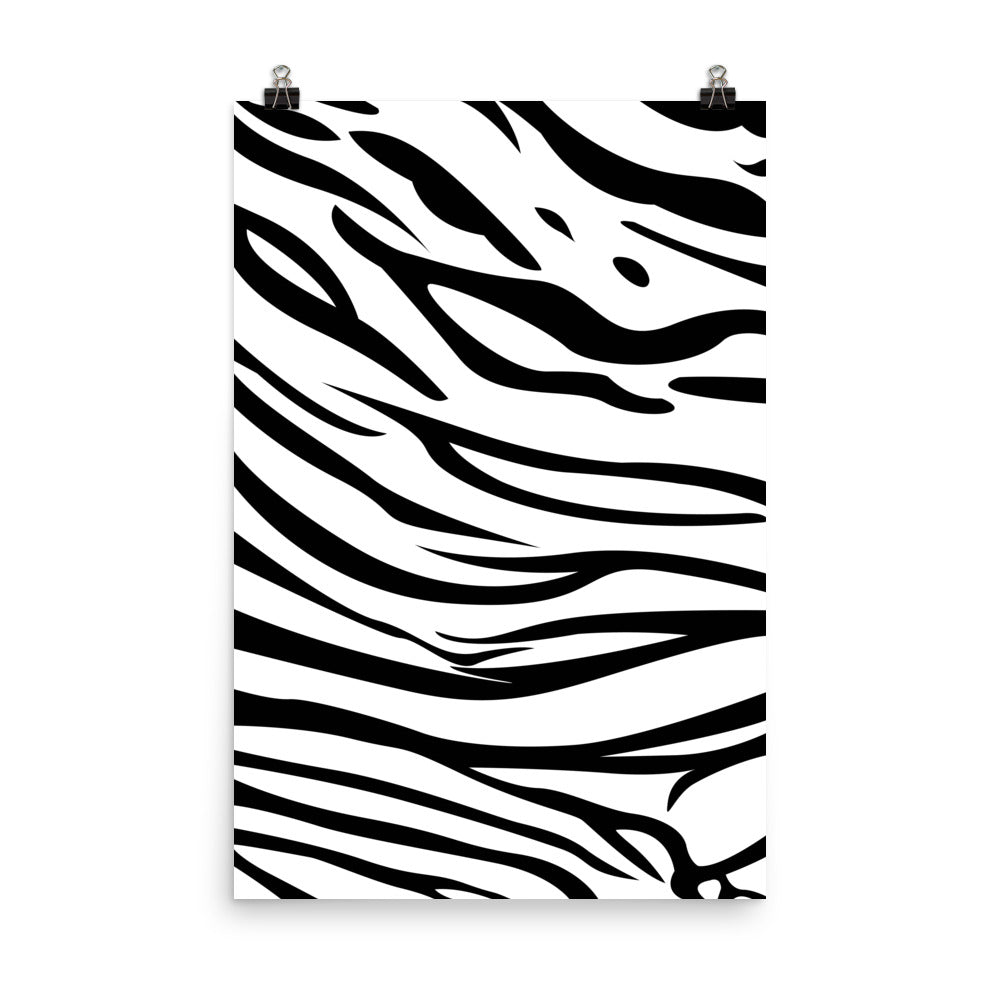 Snow Tiger - Sustainably Made Wall Poster
