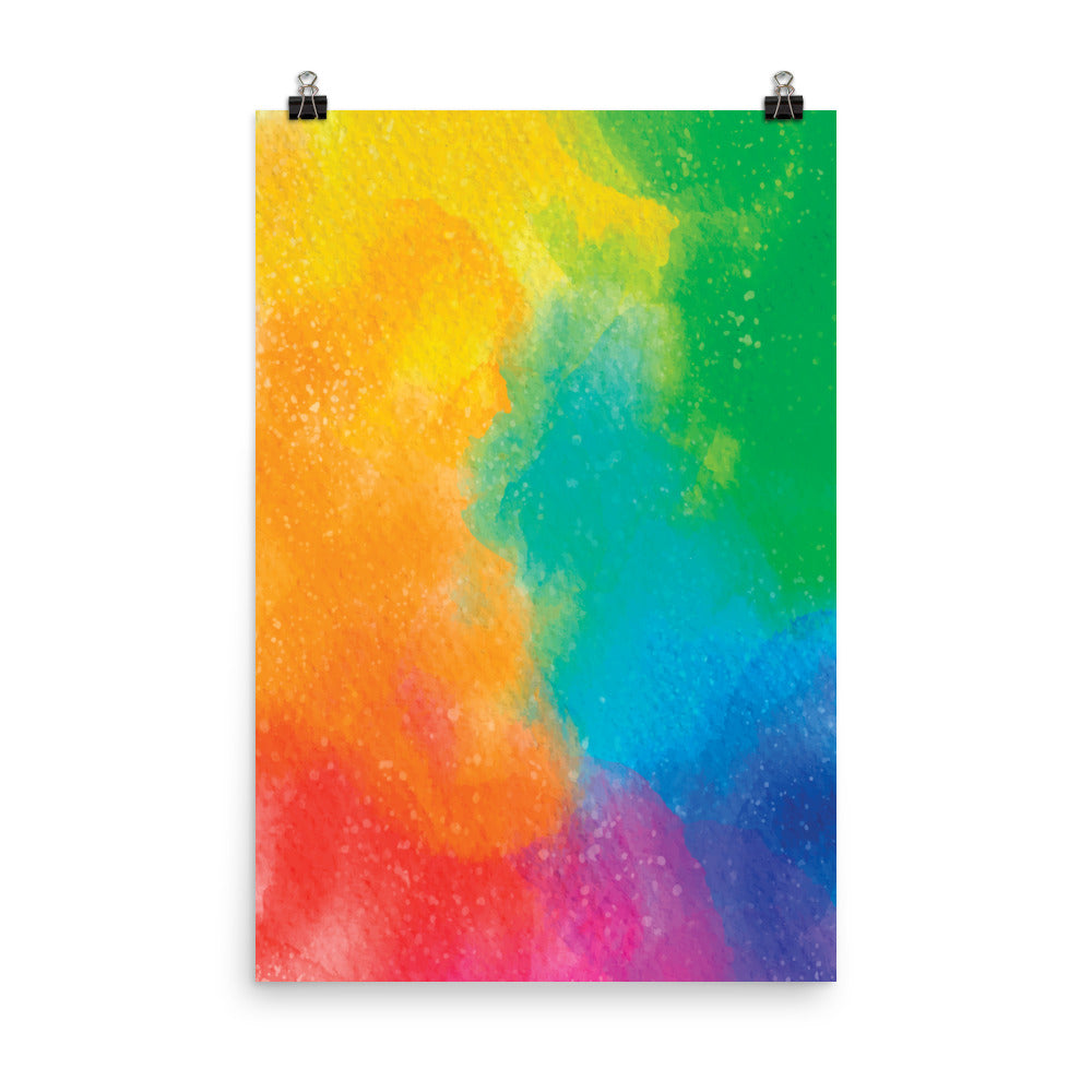 Watercolor - Sustainably Made Wall Poster