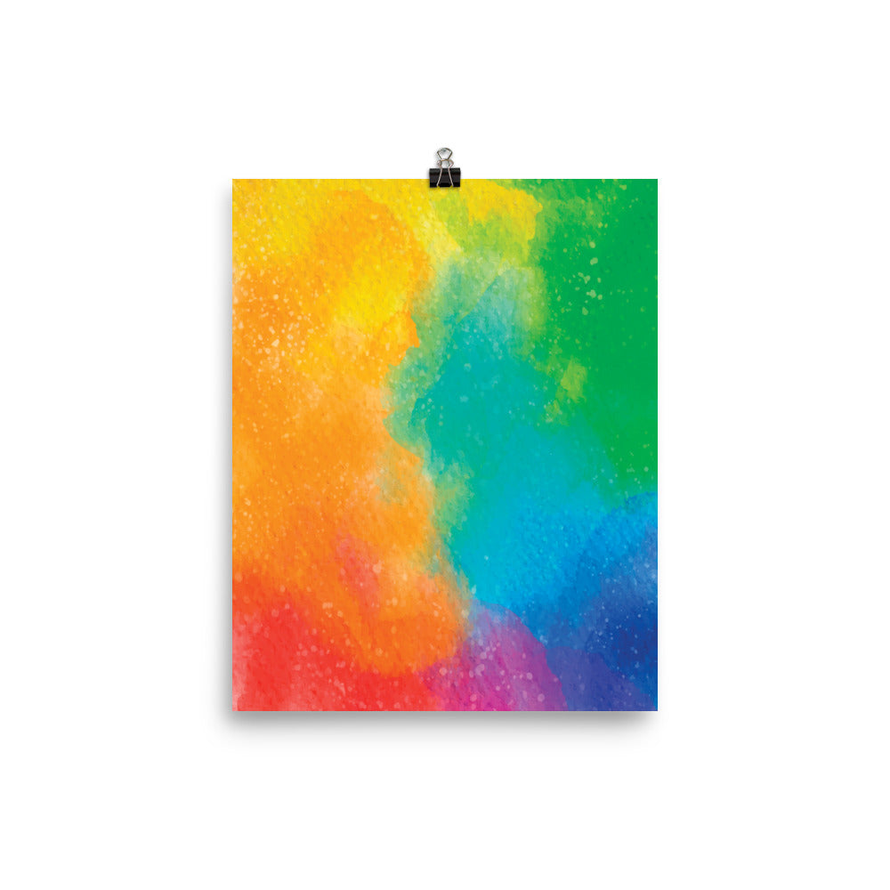 Watercolor - Sustainably Made Wall Poster