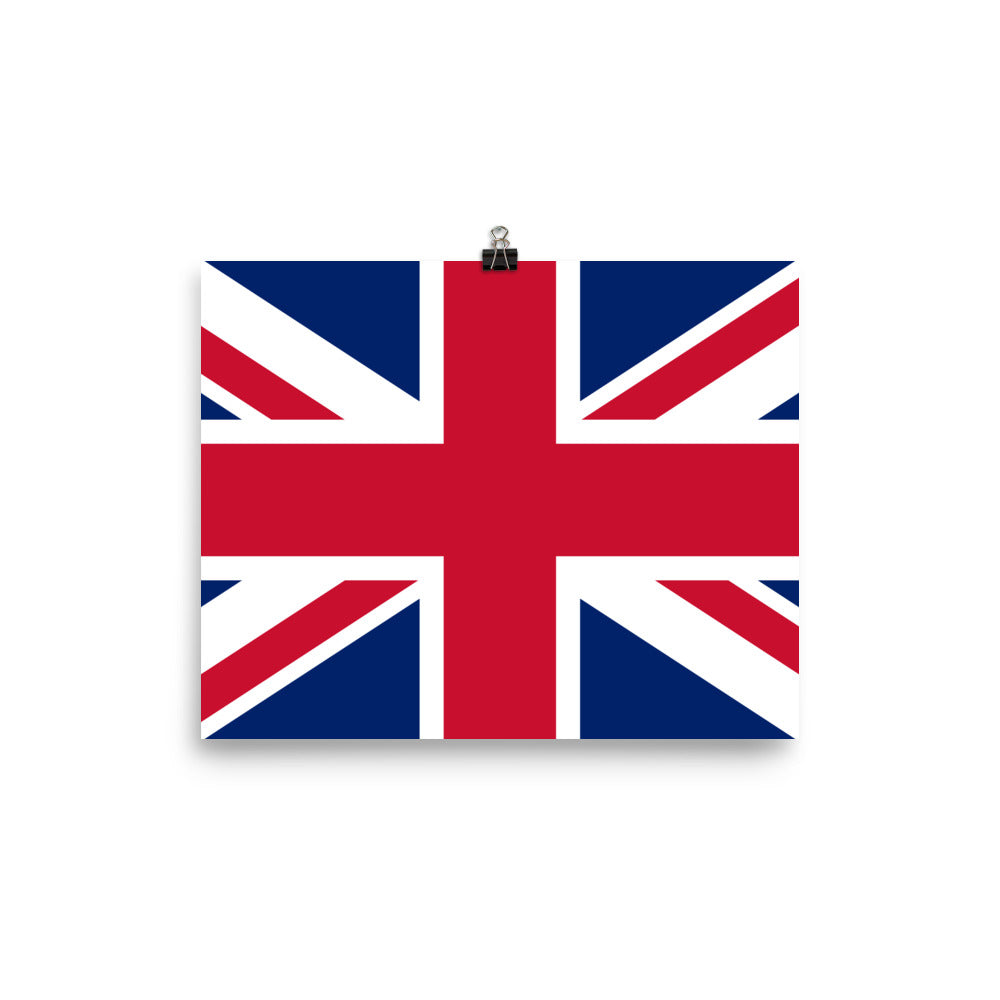 U.K Flag - Sustainably Made Wall Poster