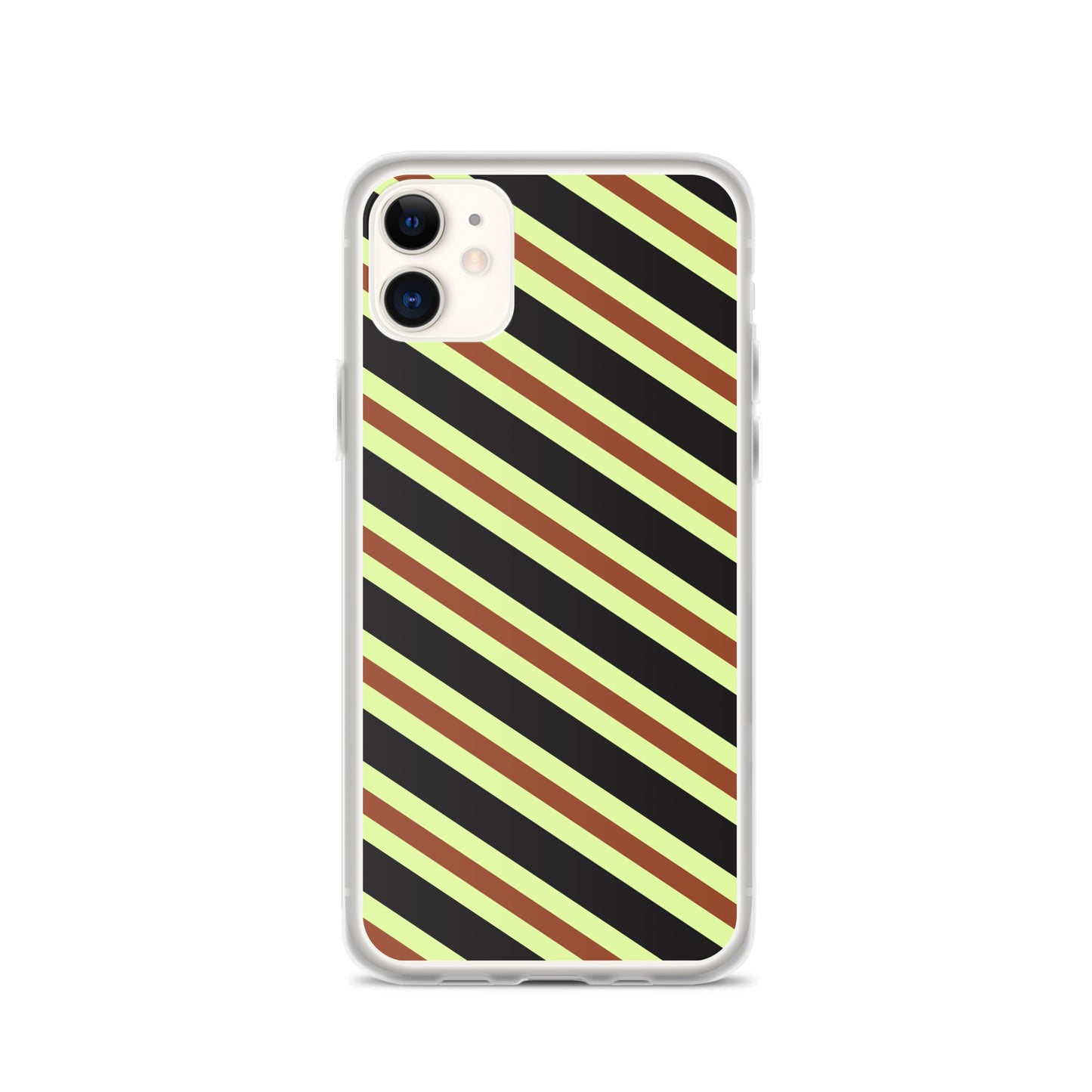 Retro Stripes - Inspired By Harry Styles - Sustainably Made Clear Case for iPhone®