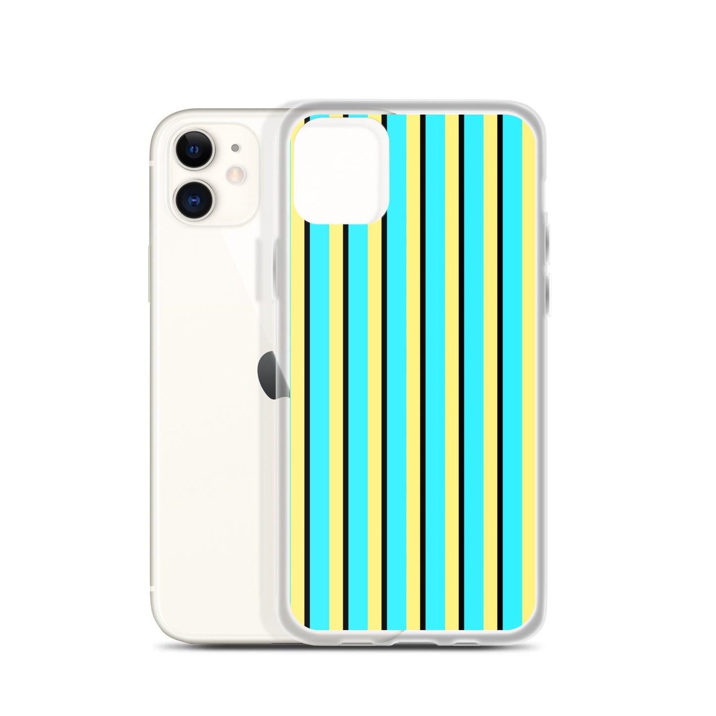 Vintage Stripes - Inspired By Harry Styles - Sustainably Made Clear Case for iPhone®