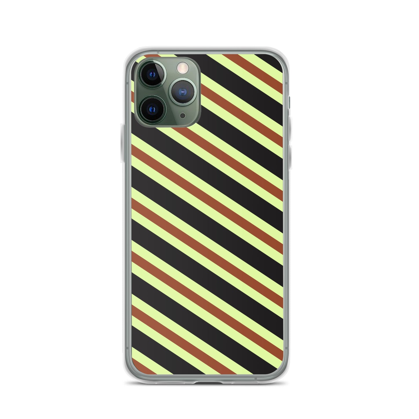 Retro Stripes - Inspired By Harry Styles - Sustainably Made Clear Case for iPhone®