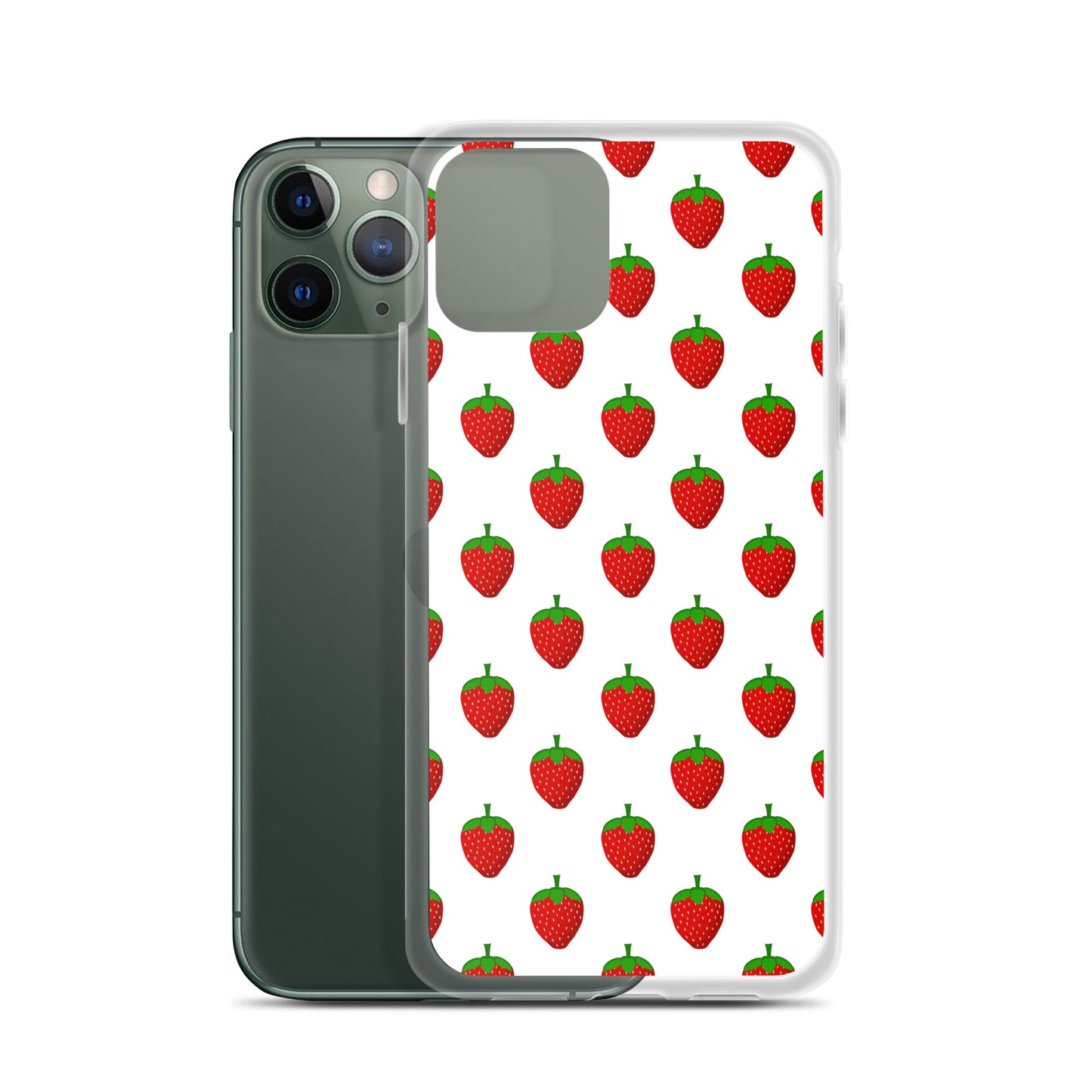 Strawberry Party - Inspired By Harry Styles - Sustainably Made Clear Case for iPhone®