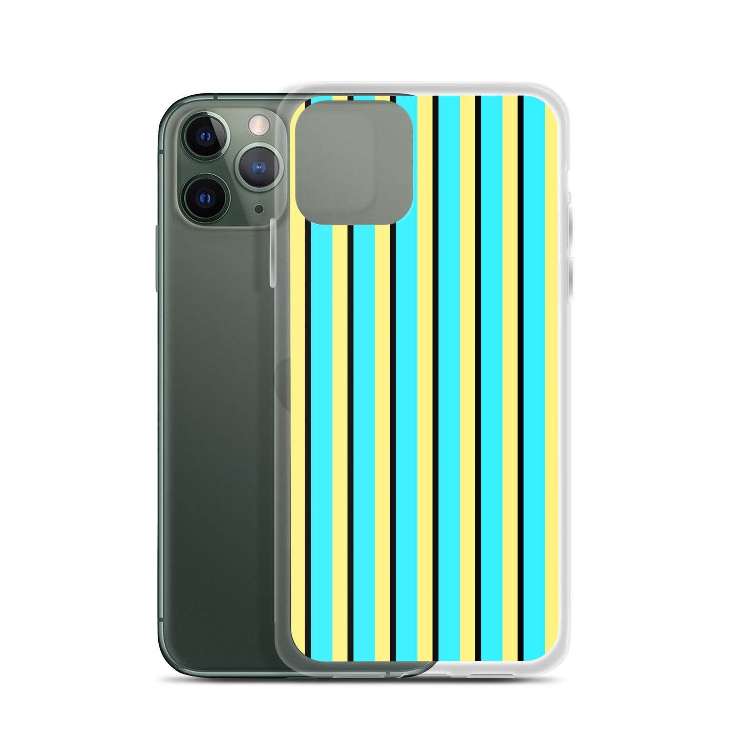 Vintage Stripes - Inspired By Harry Styles - Sustainably Made Clear Case for iPhone®