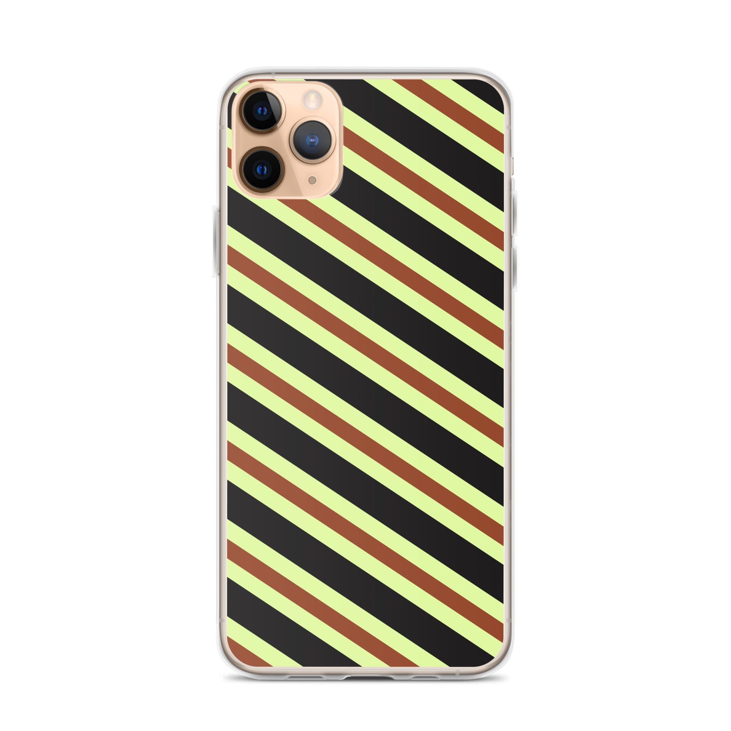 Retro Stripes - Inspired By Harry Styles - Sustainably Made Clear Case for iPhone®
