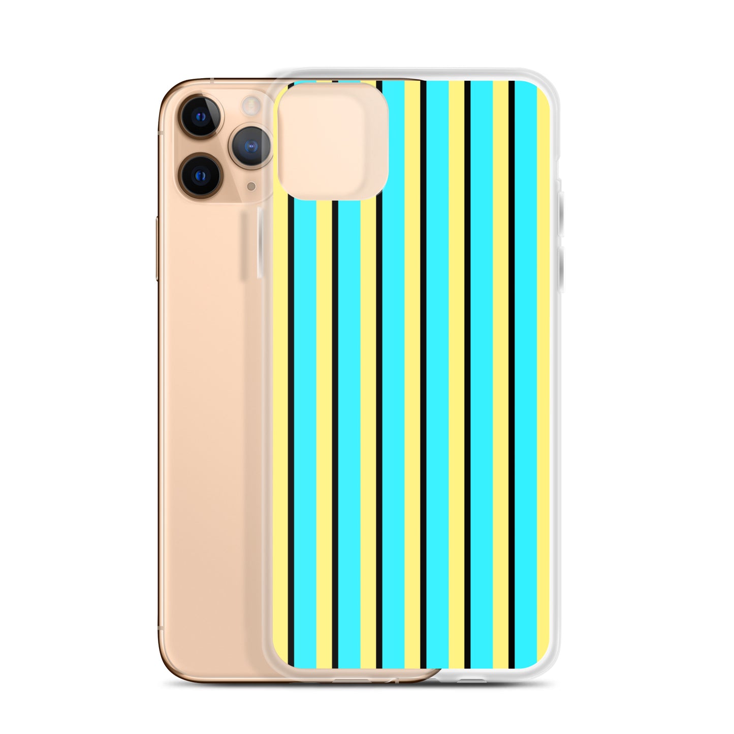Vintage Stripes - Inspired By Harry Styles - Sustainably Made Clear Case for iPhone®