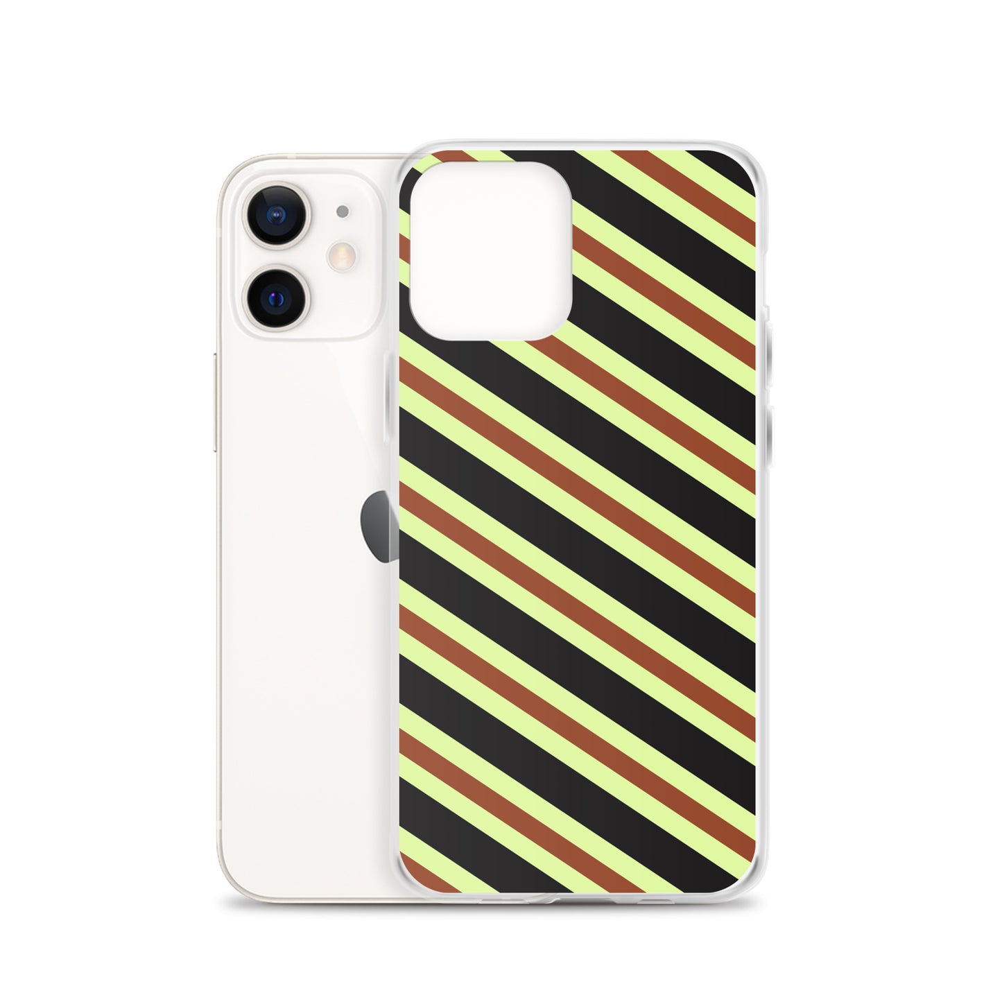 Retro Stripes - Inspired By Harry Styles - Sustainably Made Clear Case for iPhone®