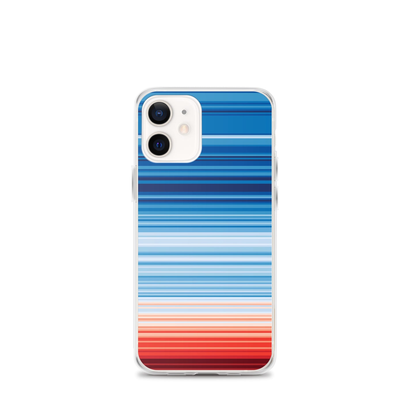 Climate Change Global Warming Stripes - Sustainably Made iPhone Case