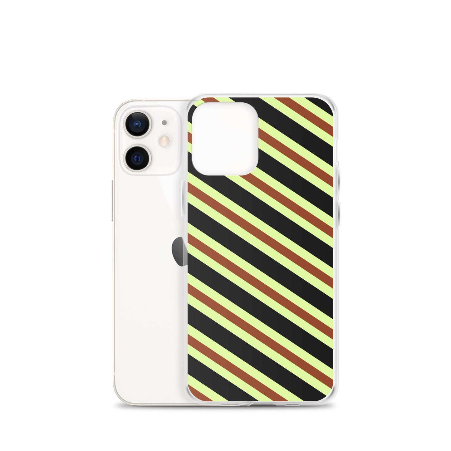Retro Stripes - Inspired By Harry Styles - Sustainably Made Clear Case for iPhone®