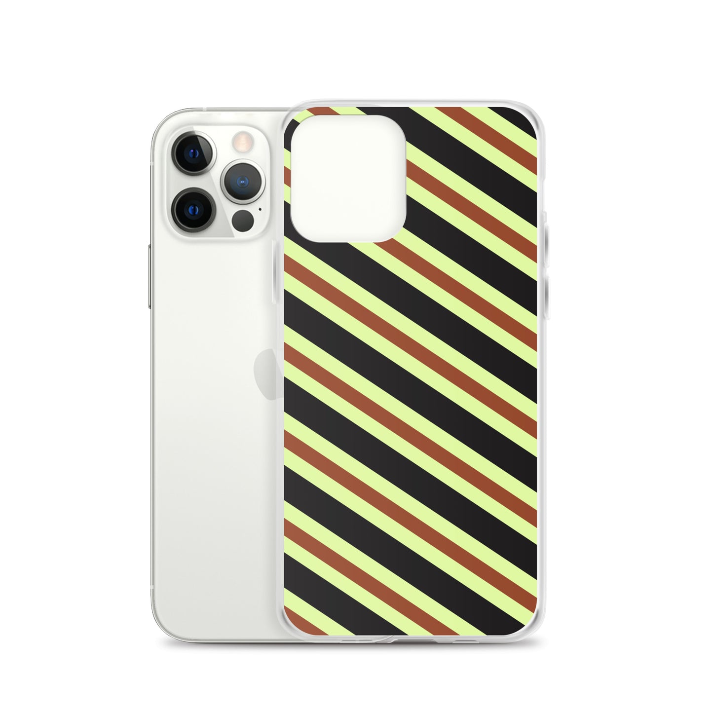 Retro Stripes - Inspired By Harry Styles - Sustainably Made Clear Case for iPhone®