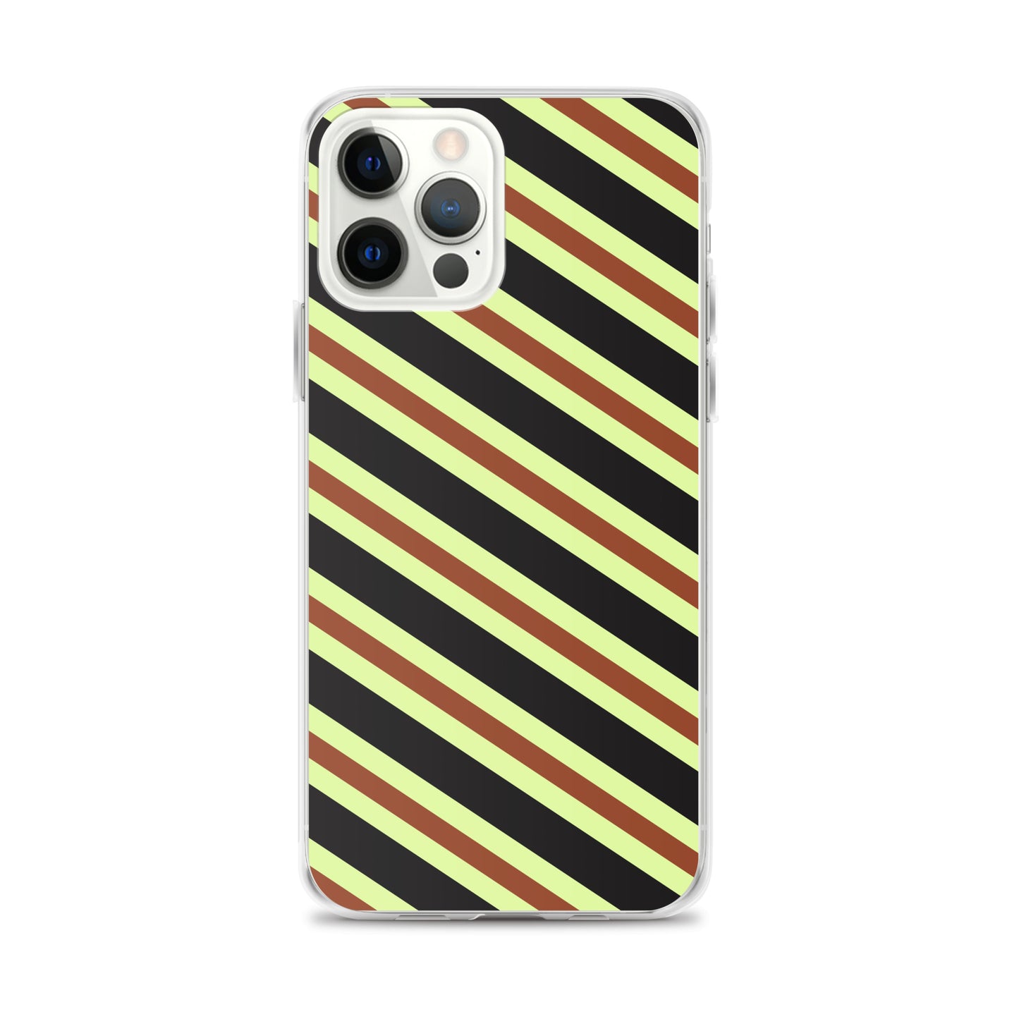 Retro Stripes - Inspired By Harry Styles - Sustainably Made Clear Case for iPhone®
