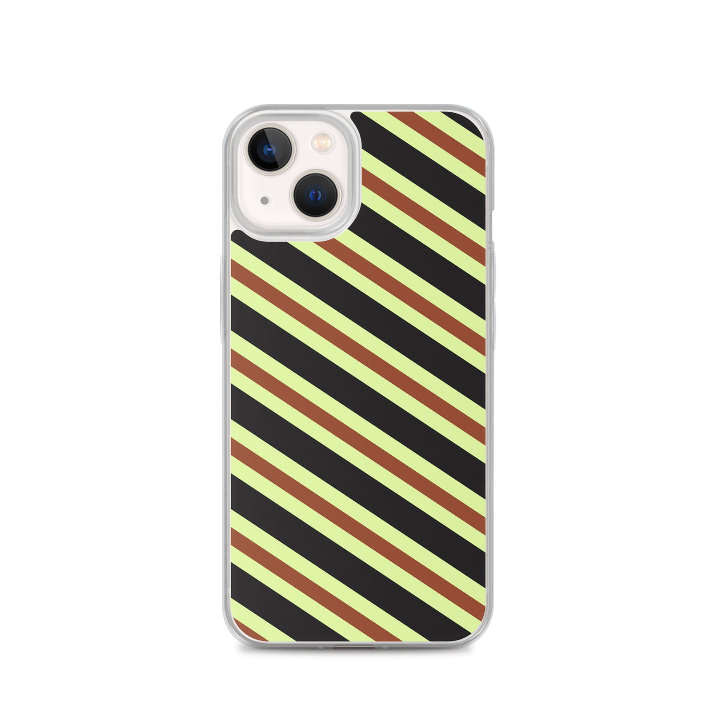 Retro Stripes - Inspired By Harry Styles - Sustainably Made Clear Case for iPhone®