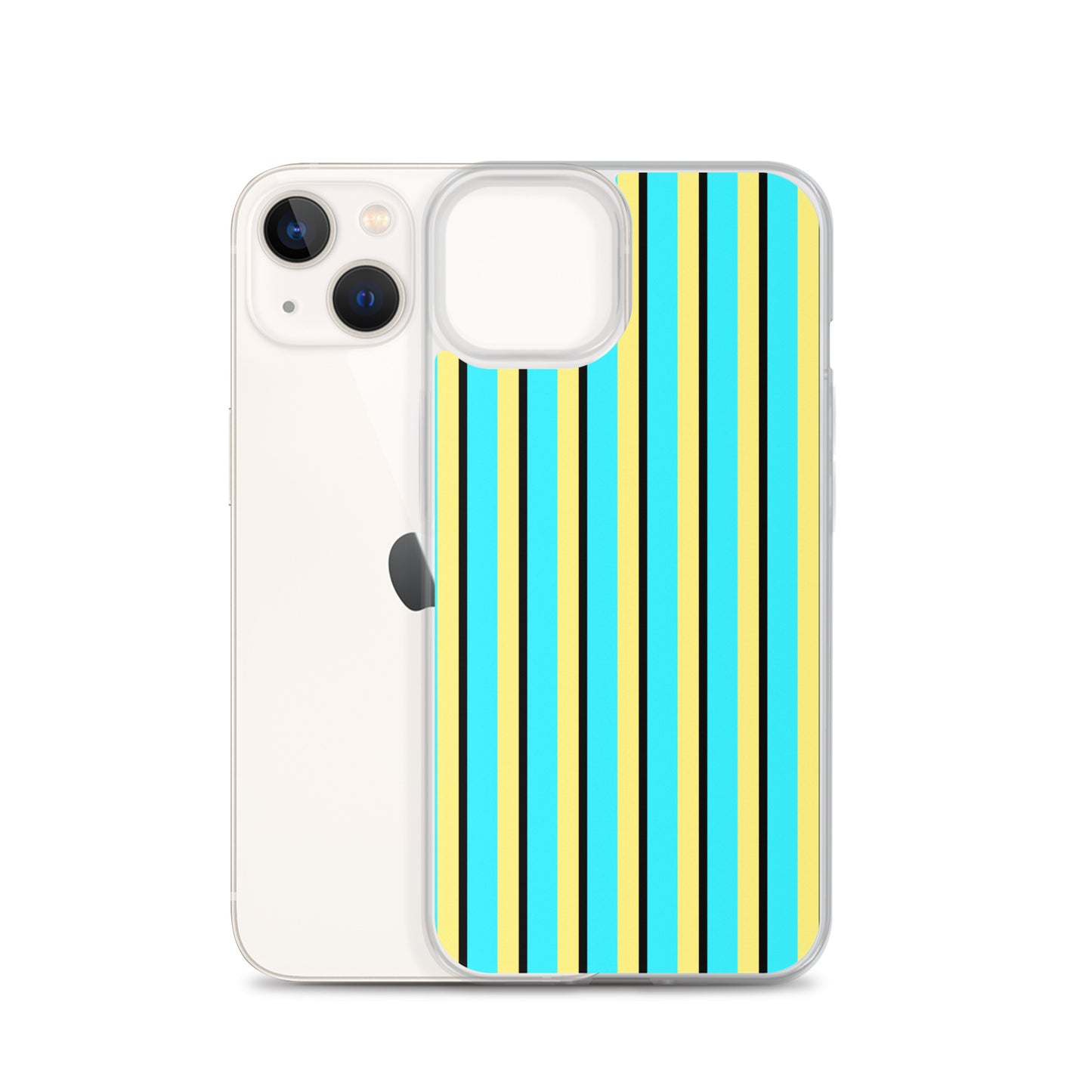Vintage Stripes - Inspired By Harry Styles - Sustainably Made Clear Case for iPhone®