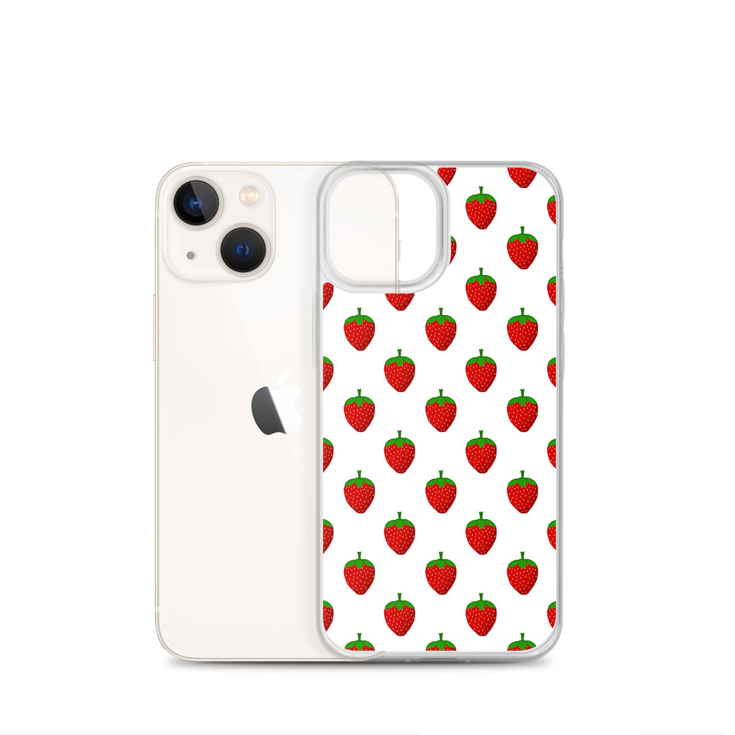 Strawberry Party - Inspired By Harry Styles - Sustainably Made Clear Case for iPhone®