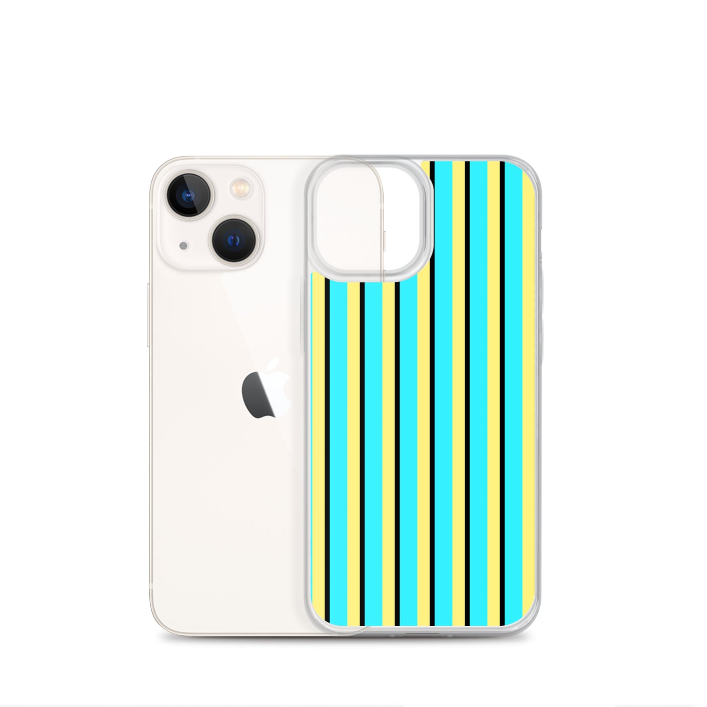 Vintage Stripes - Inspired By Harry Styles - Sustainably Made Clear Case for iPhone®