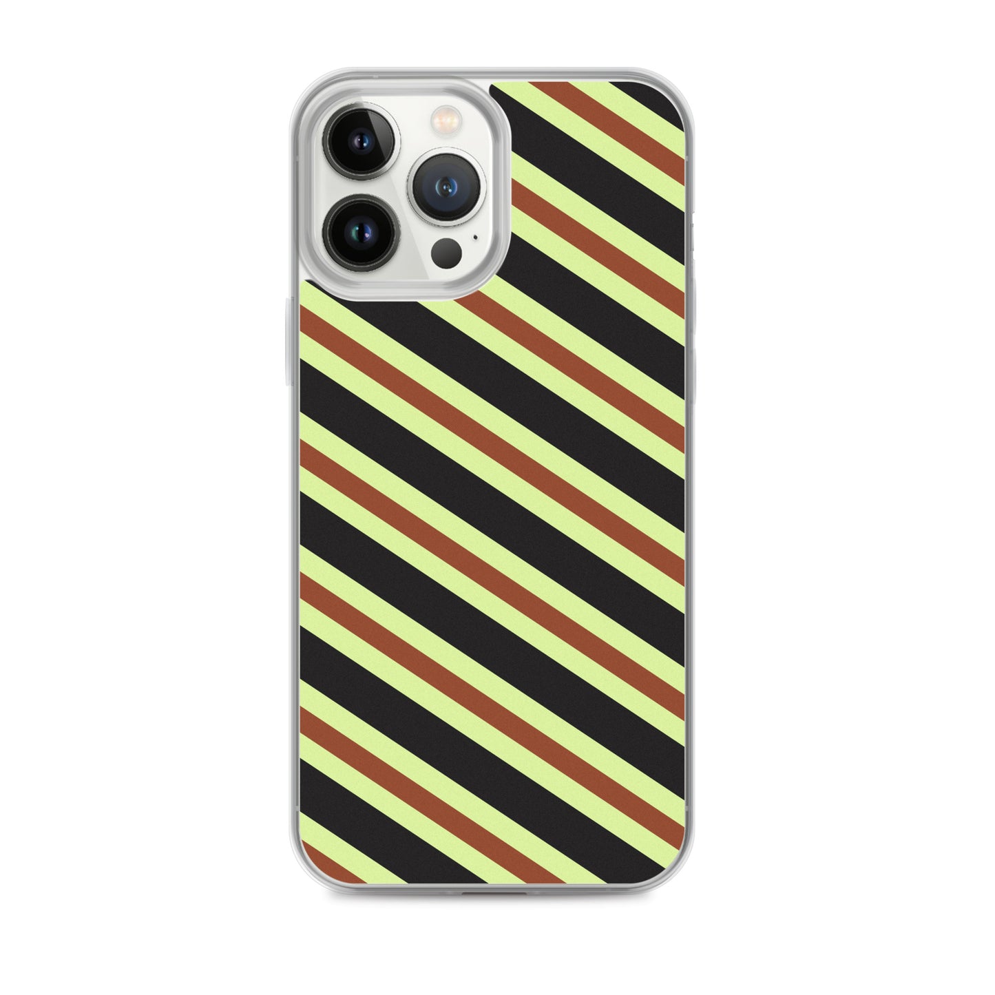 Retro Stripes - Inspired By Harry Styles - Sustainably Made Clear Case for iPhone®