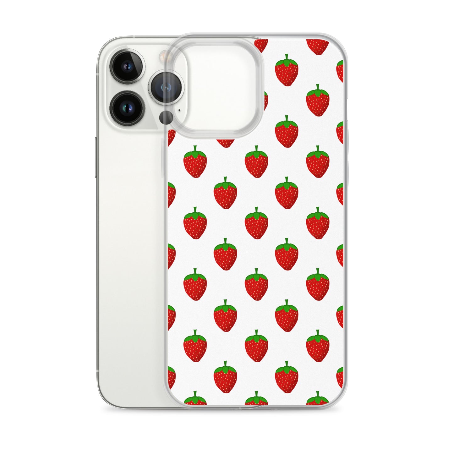 Strawberry Party - Inspired By Harry Styles - Sustainably Made Clear Case for iPhone®