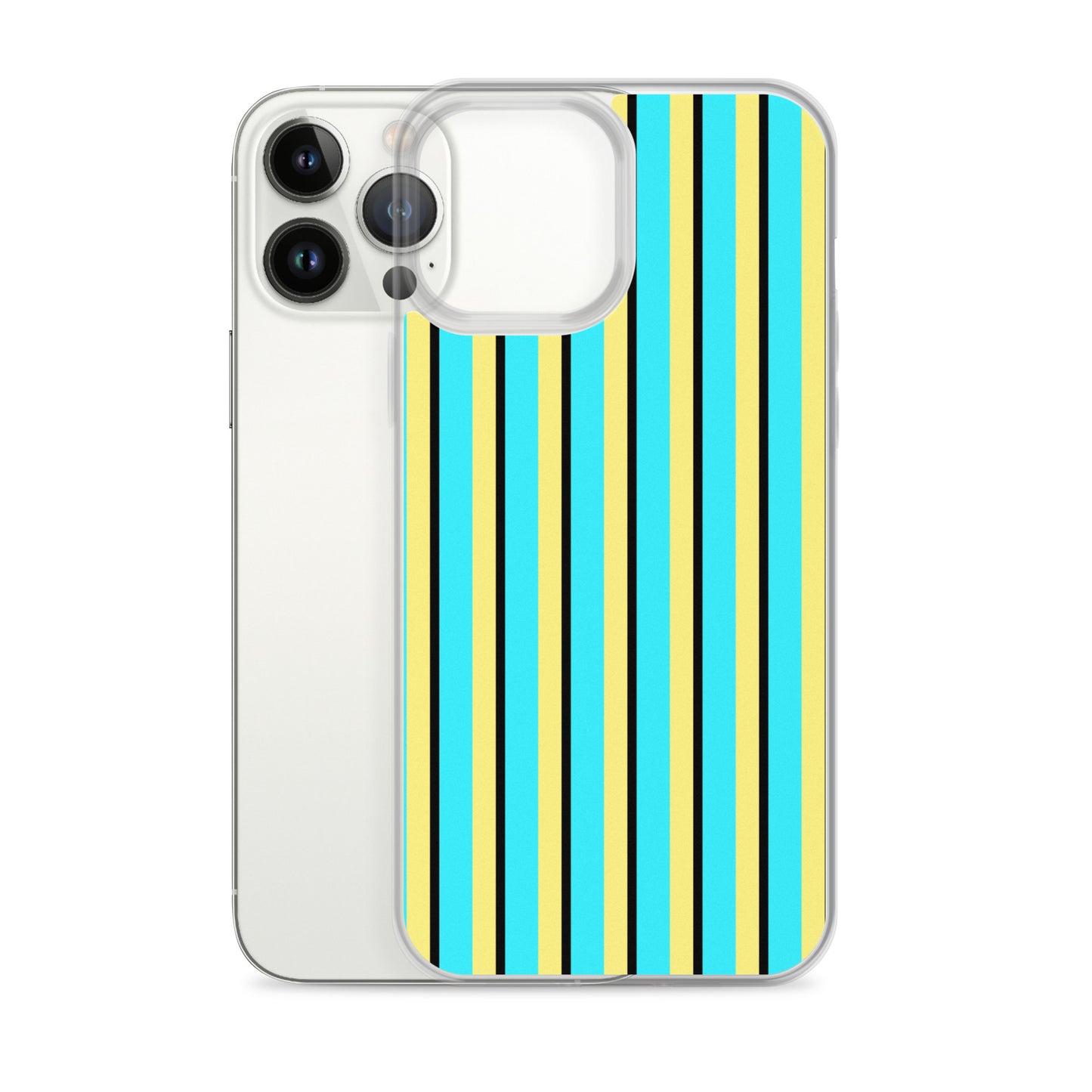 Vintage Stripes - Inspired By Harry Styles - Sustainably Made Clear Case for iPhone®
