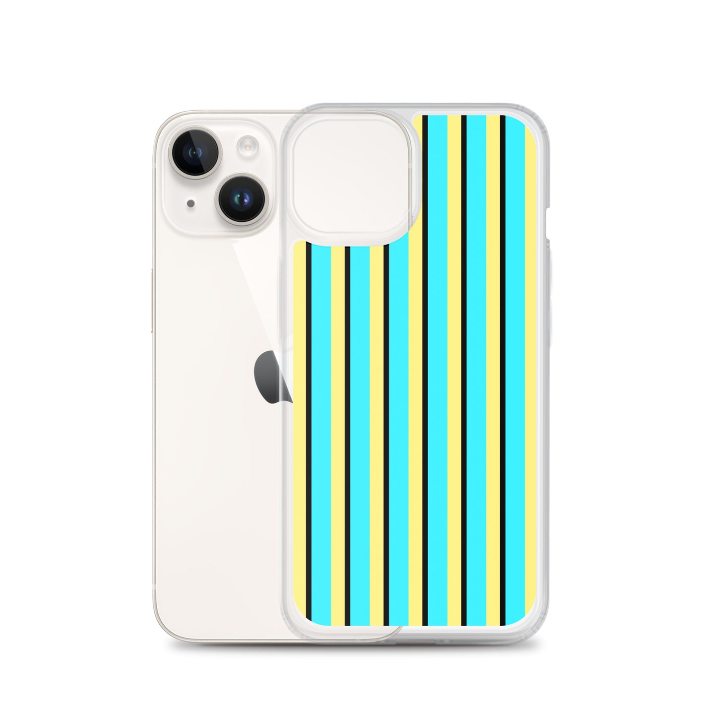 Vintage Stripes - Inspired By Harry Styles - Sustainably Made Clear Case for iPhone®