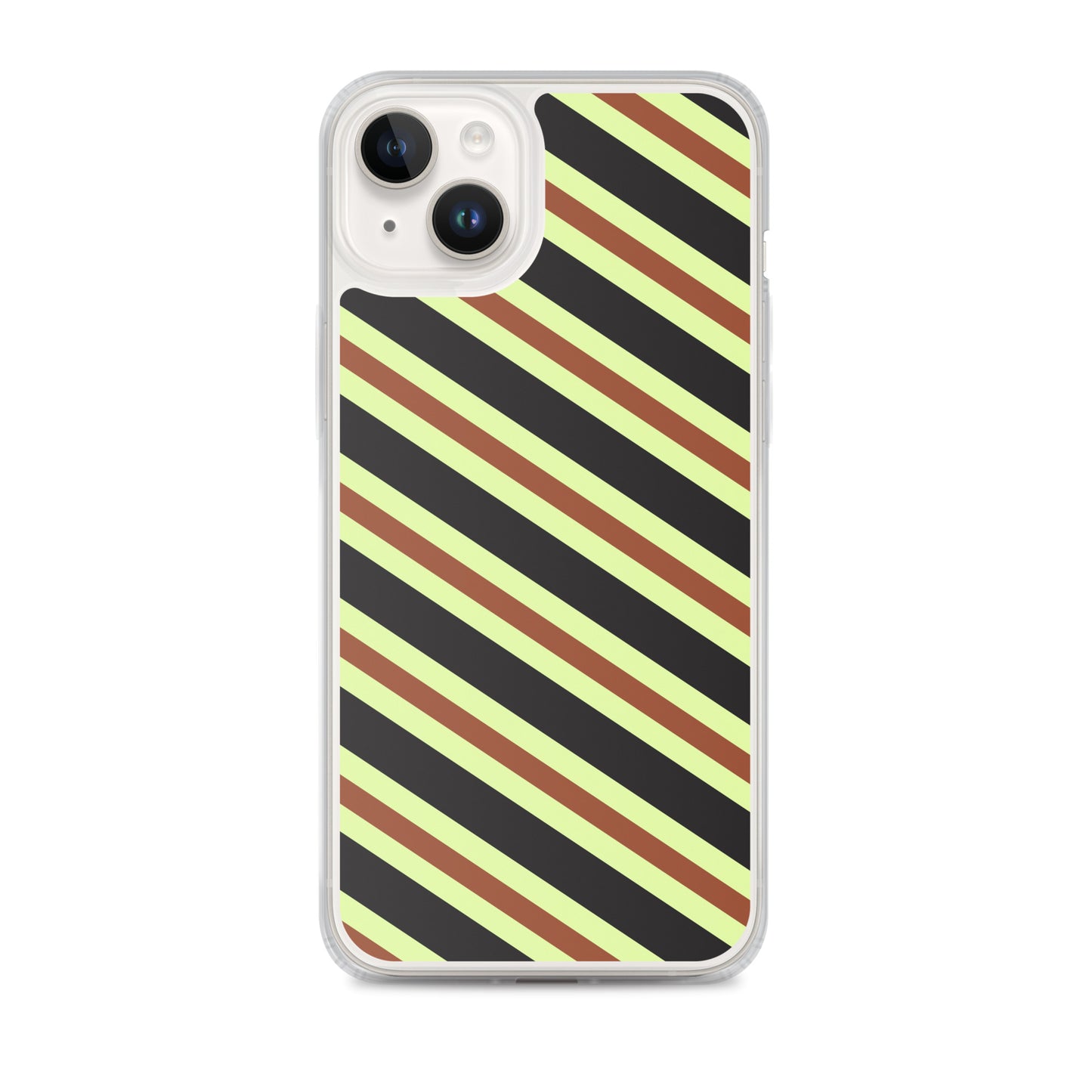 Retro Stripes - Inspired By Harry Styles - Sustainably Made Clear Case for iPhone®
