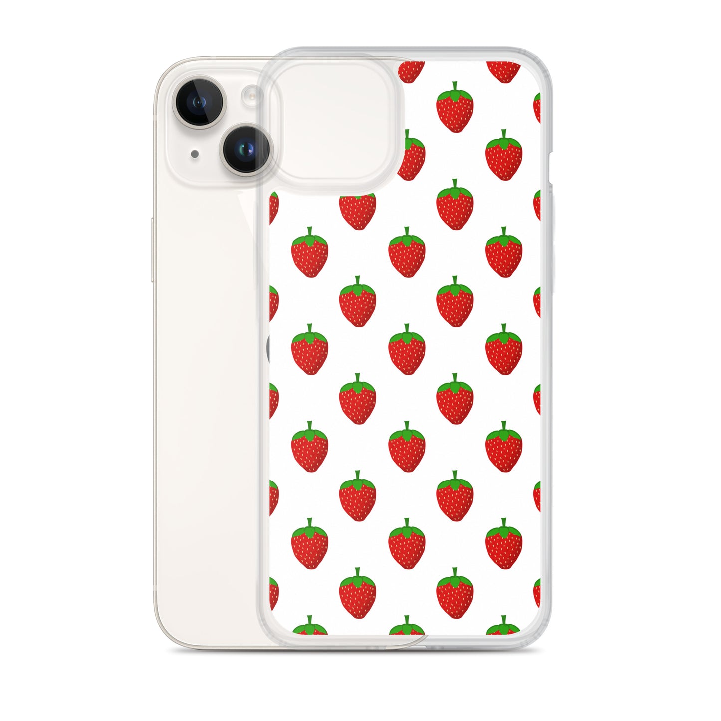 Strawberry Party - Inspired By Harry Styles - Sustainably Made Clear Case for iPhone®