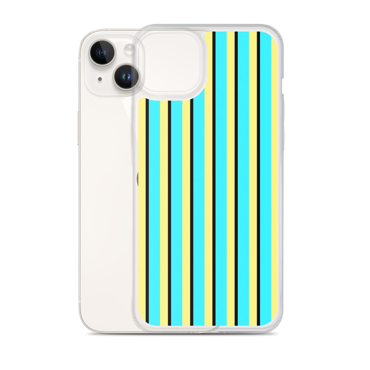 Vintage Stripes - Inspired By Harry Styles - Sustainably Made Clear Case for iPhone®
