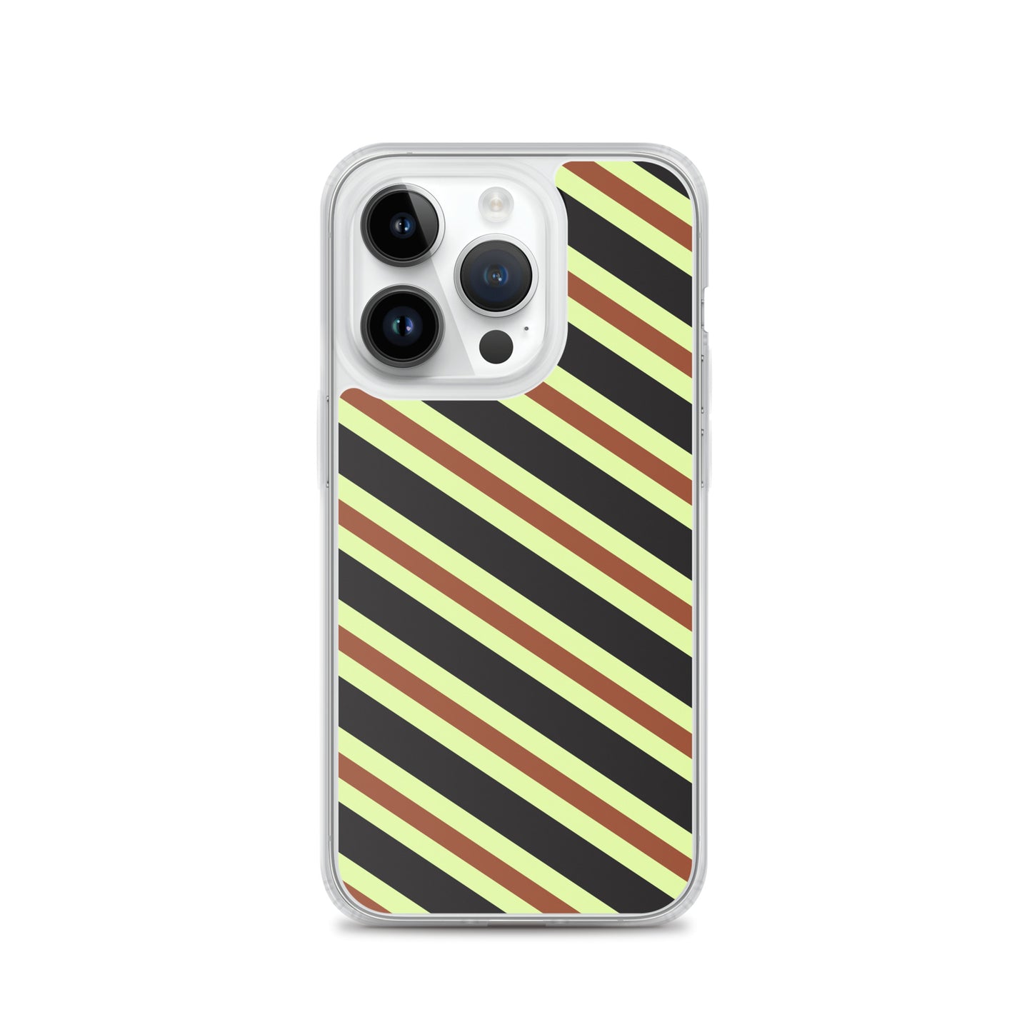 Retro Stripes - Inspired By Harry Styles - Sustainably Made Clear Case for iPhone®