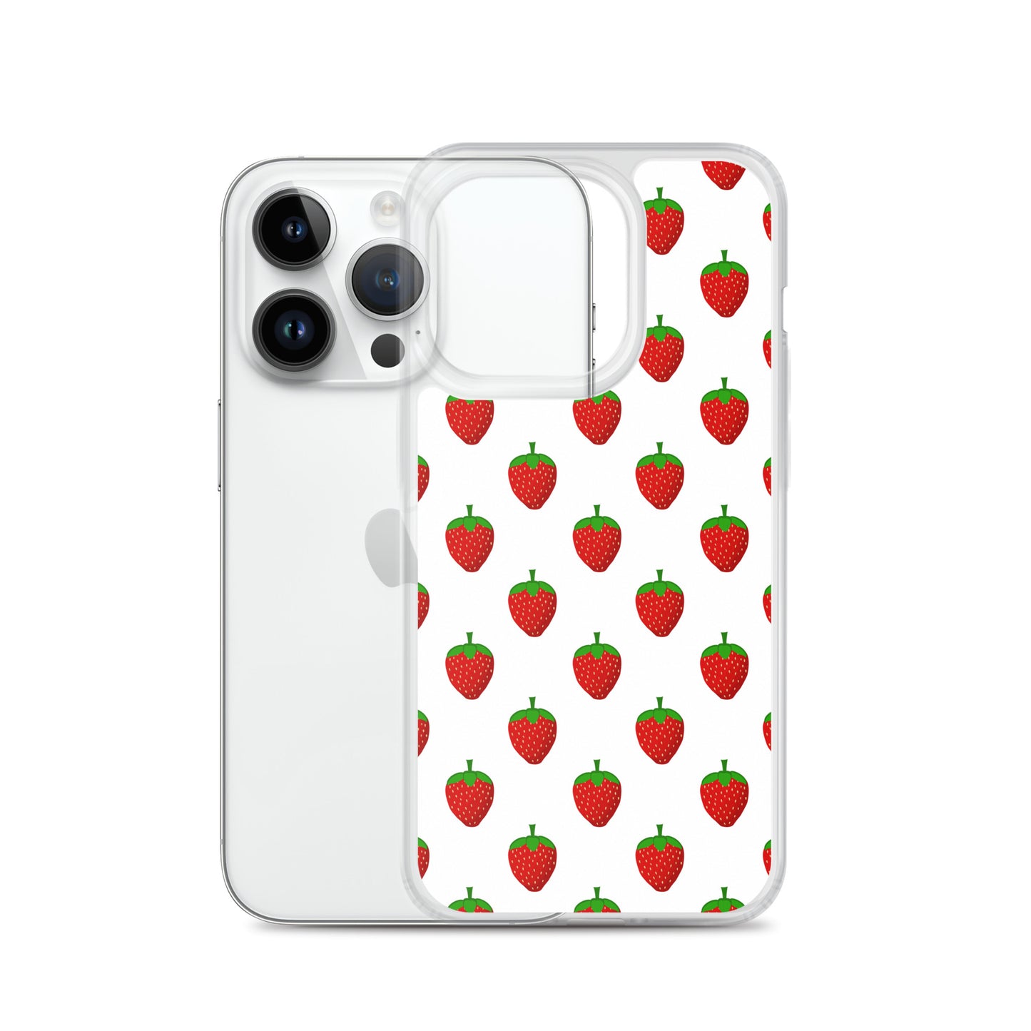 Strawberry Party - Inspired By Harry Styles - Sustainably Made Clear Case for iPhone®