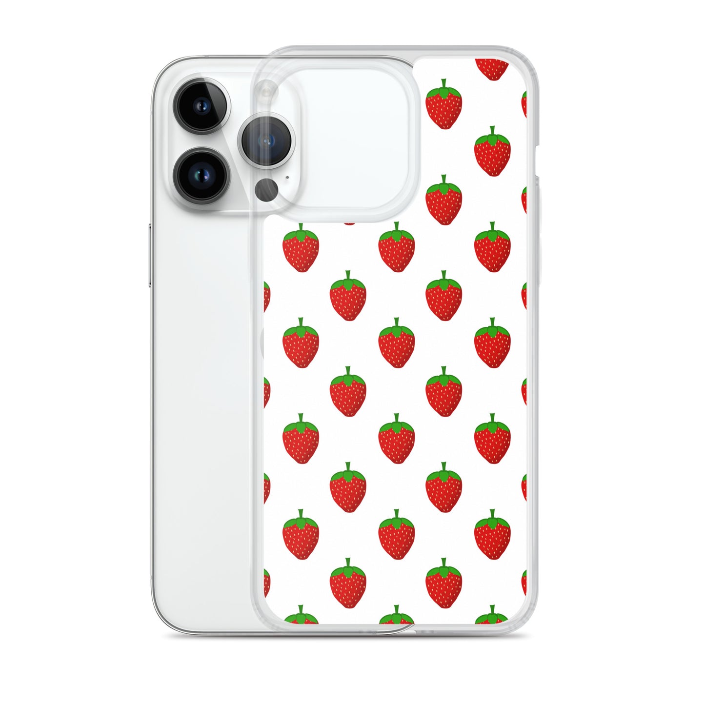 Strawberry Party - Inspired By Harry Styles - Sustainably Made Clear Case for iPhone®