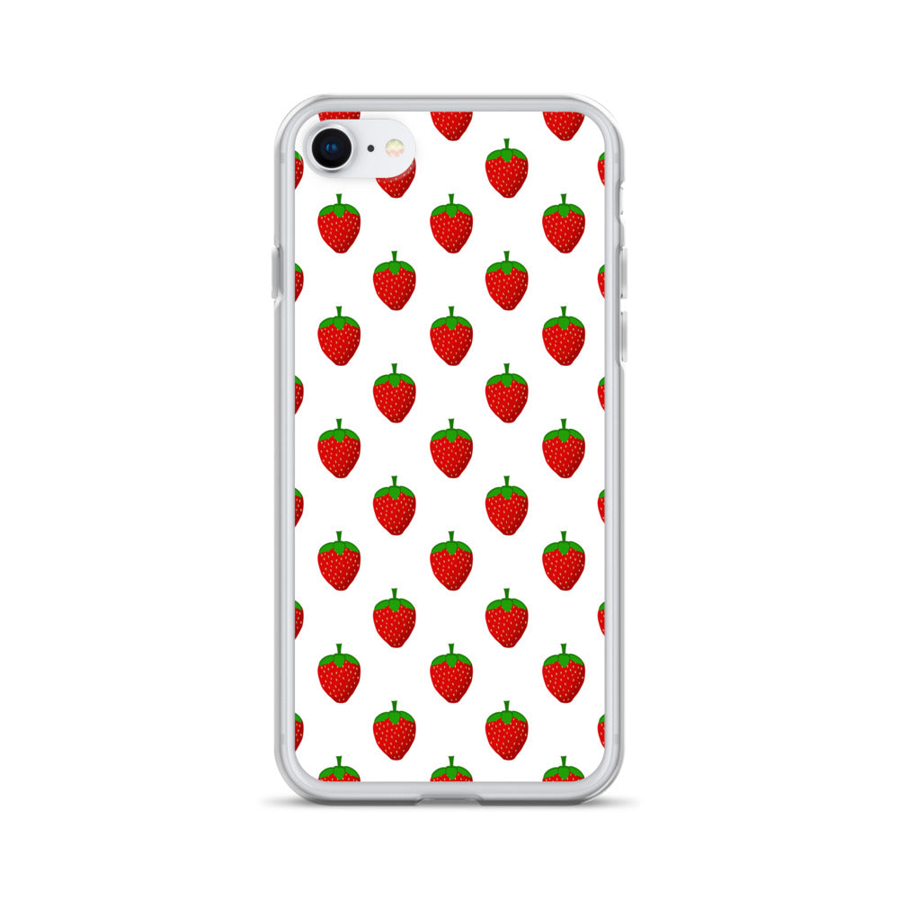 Strawberry Party - Inspired By Harry Styles - Sustainably Made Clear Case for iPhone®
