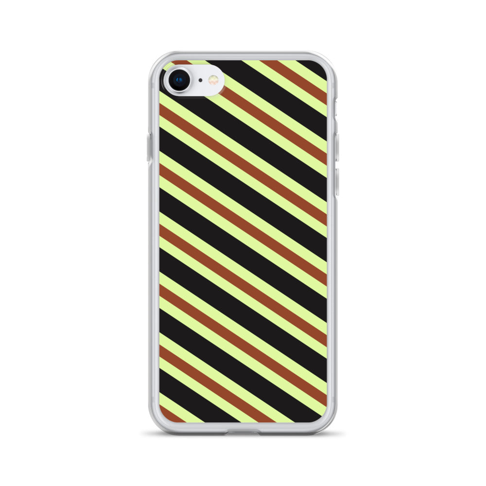 Retro Stripes - Inspired By Harry Styles - Sustainably Made Clear Case for iPhone®