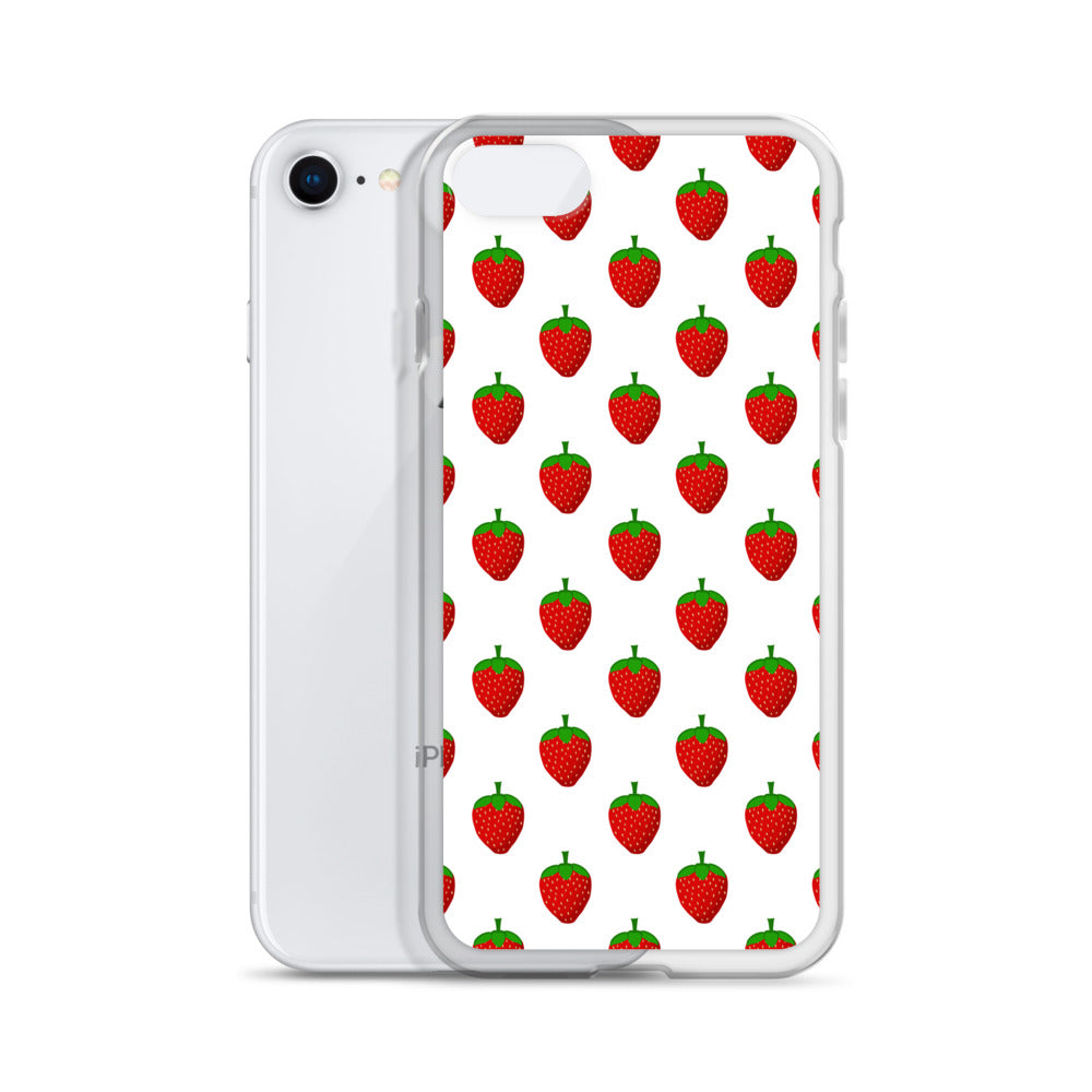 Strawberry Party - Inspired By Harry Styles - Sustainably Made Clear Case for iPhone®