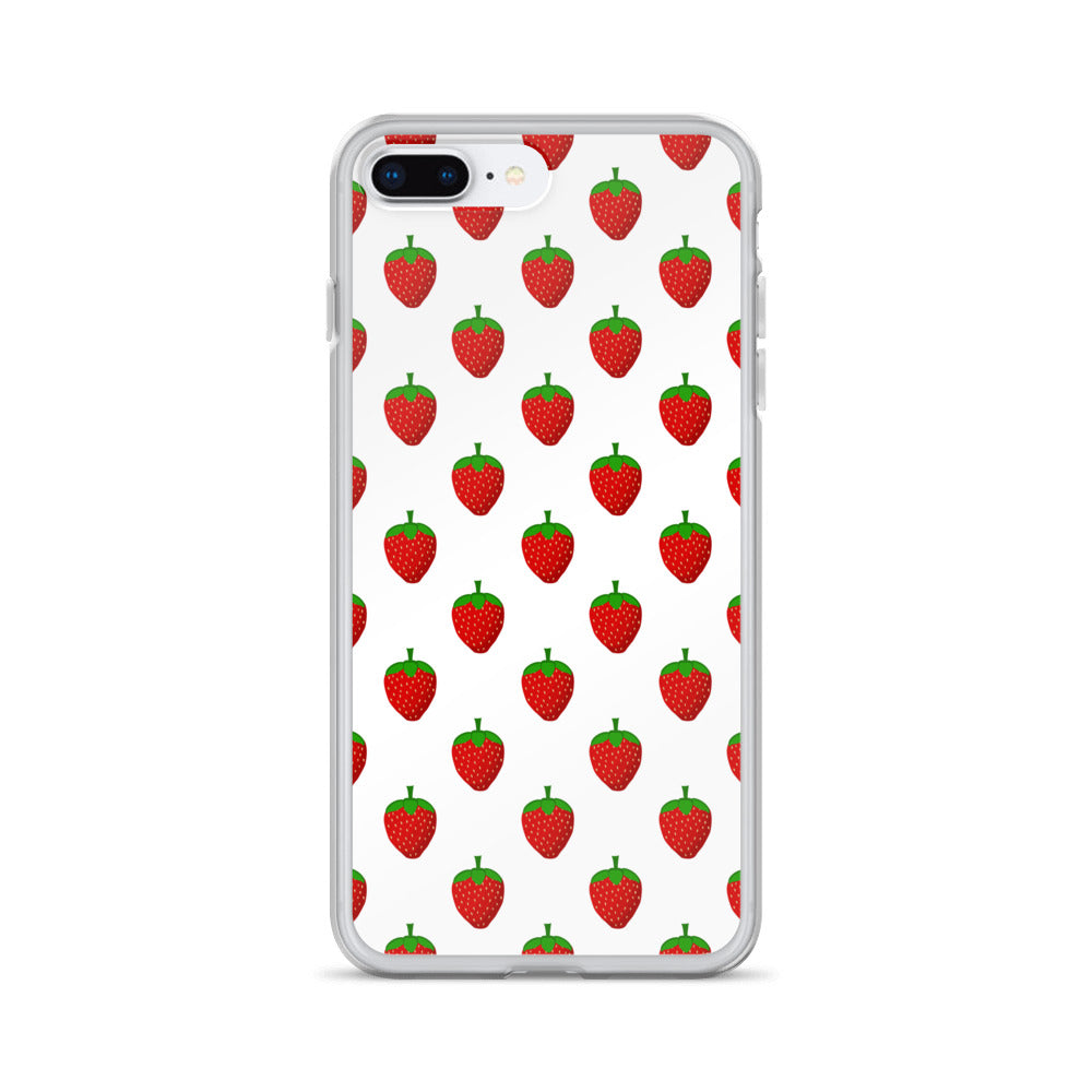 Strawberry Party - Inspired By Harry Styles - Sustainably Made Clear Case for iPhone®