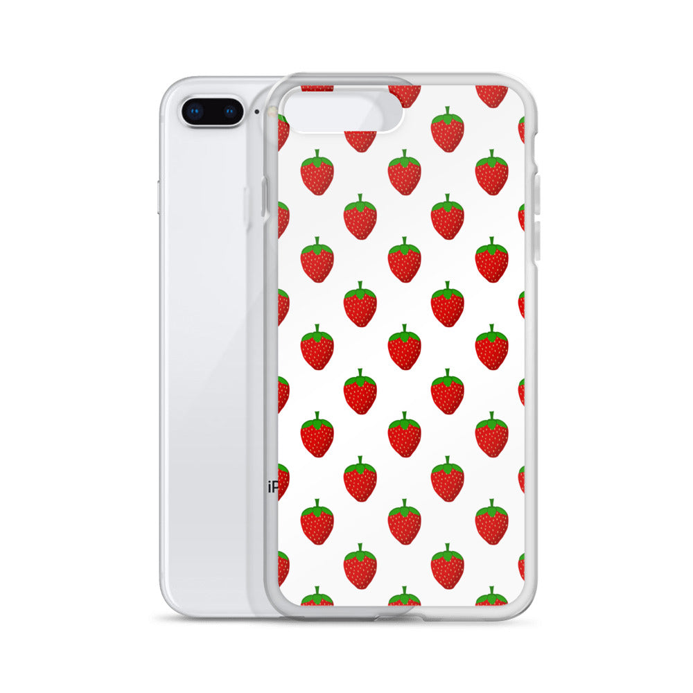 Strawberry Party - Inspired By Harry Styles - Sustainably Made Clear Case for iPhone®