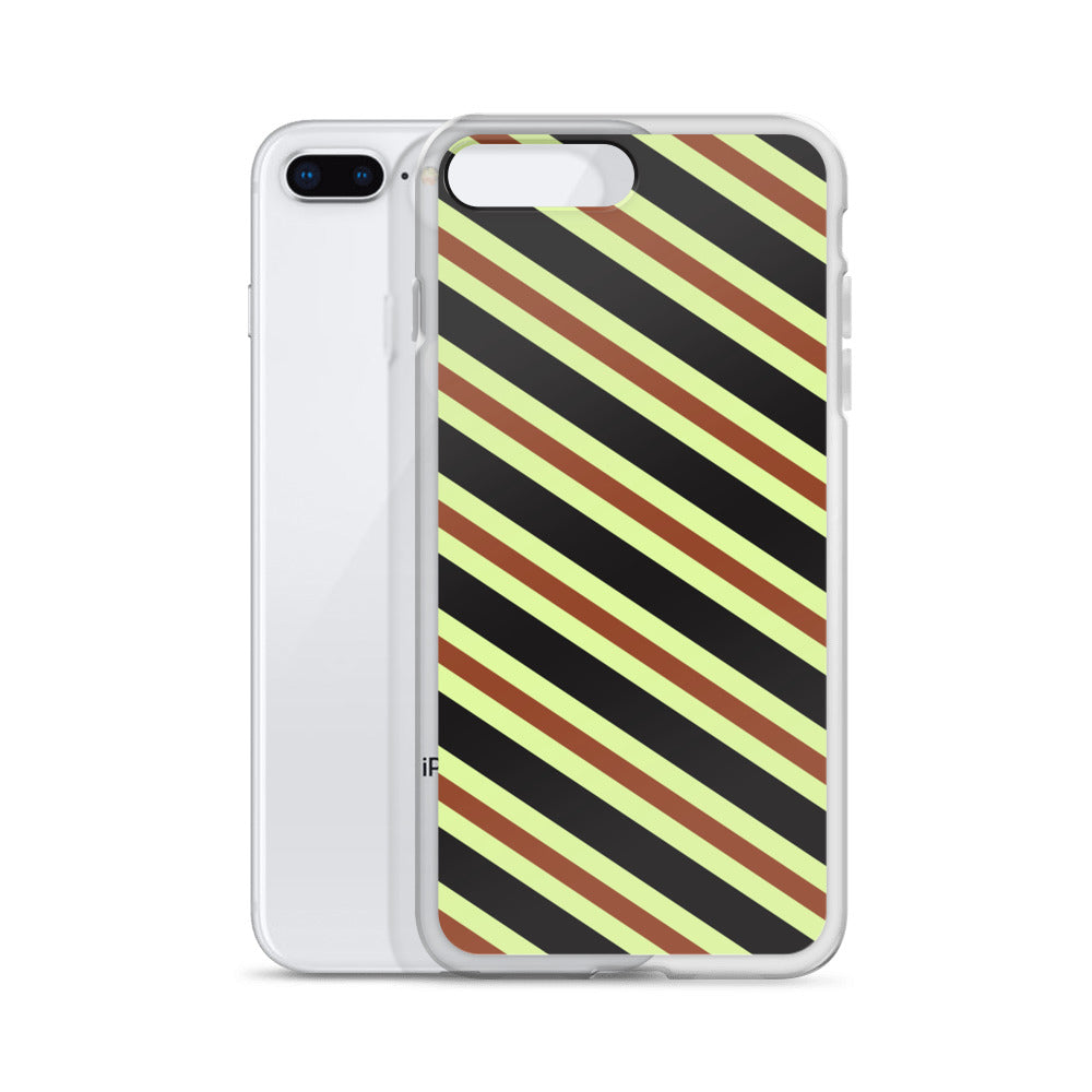 Retro Stripes - Inspired By Harry Styles - Sustainably Made Clear Case for iPhone®
