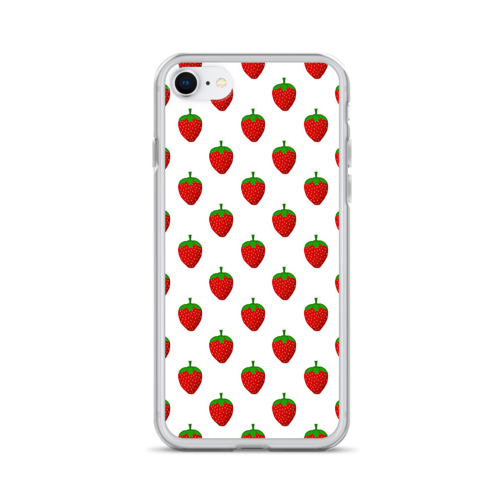 Strawberry Party - Inspired By Harry Styles - Sustainably Made Clear Case for iPhone®